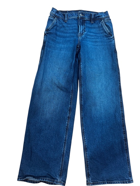 American Eagle Outfitters Denim - American Eagle Outfitters Relaxed Wide-Leg Jeans in Deep Blue